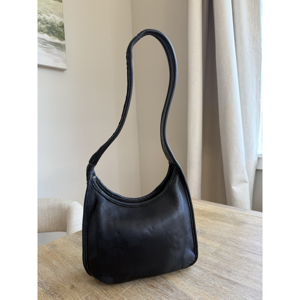Coach 9020 vintage black leather mini ergo bag‎ USA VTG Y2K Classic - Picture 3 of 12